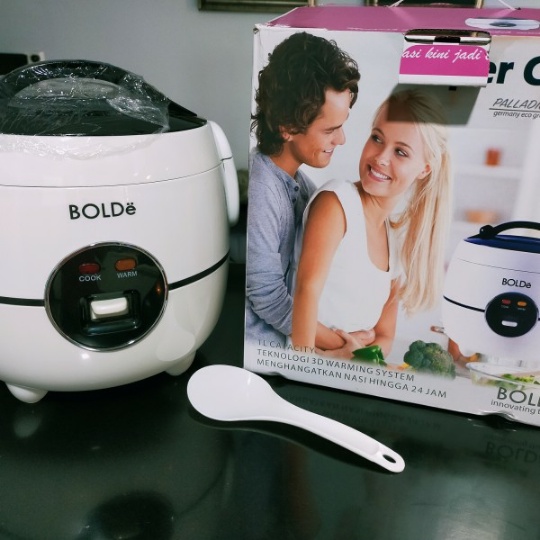 Jual BOLDe Rice Cooker 3D Super Cook 1 Liter Palladium 100% Original ...