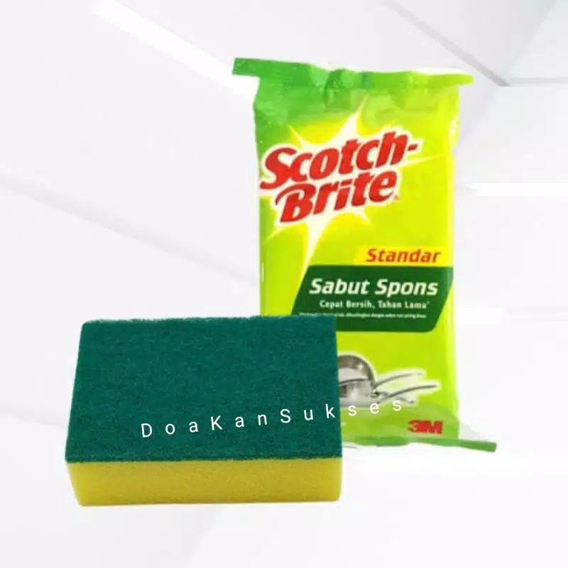 Jual 3M Scotch Brite Sabut Spons Cuci Piring Spons Serbaguna | Shopee ...