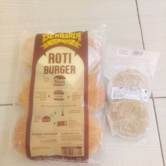 Jual Paket Roti Burger Bernardi Shopee Indonesia