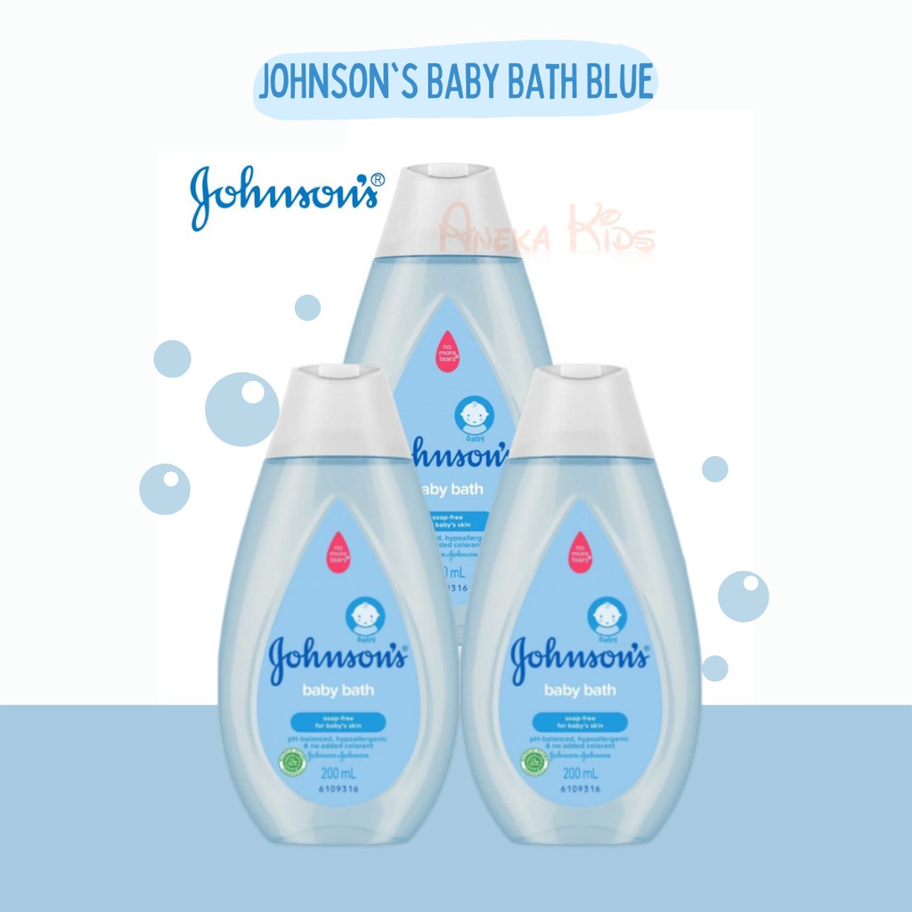 Jual Johnson's Baby Bath Blue 100/200ml JFF01/JFF02/JFF03 Shopee