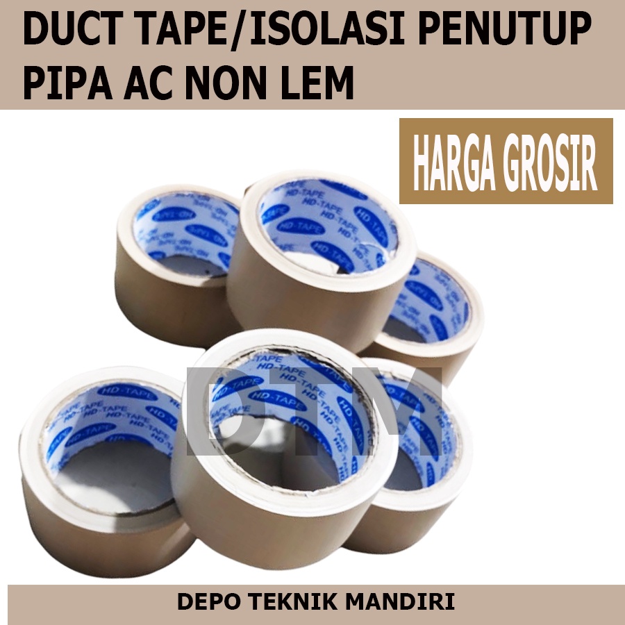 Jual Isolasi Lakban Ac Duct Tape Ukuran X M Non Lem Merek Hd Harga Per Pcs Shopee Indonesia