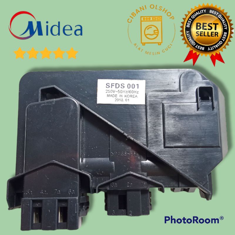 Jual Switch Pintu Door Lock Dor Lok Mesin Cuci Front Loading Midea ...