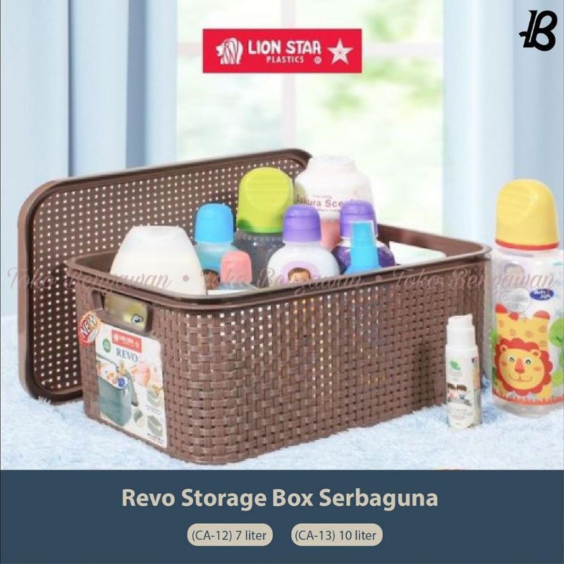 Jual LION STAR Revo 7 LITER Storage Box Tempat Penyimpanan Serbaguna ...