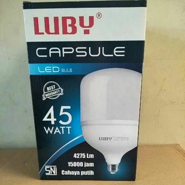 Jual Lampu Bohlam Lampu Led Luby Led Capsule Watt Super Terang Shopee Indonesia