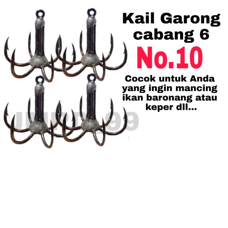 Kail pancing Garong baronang no.10 cabang 6