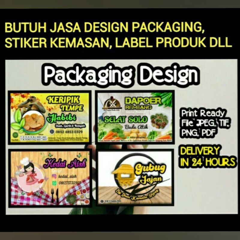 Jual DESAIN LABEL KEMASAN PACKAGING | Shopee Indonesia