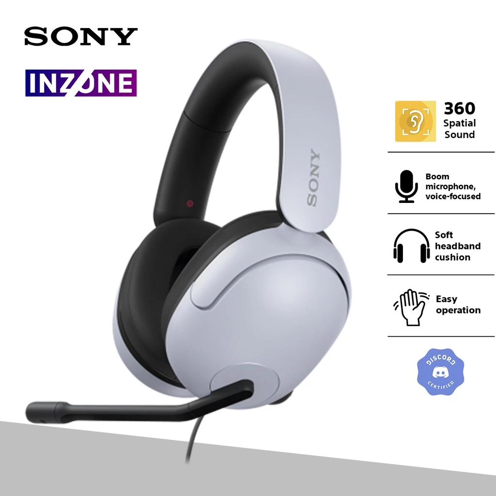 SONY INZONE H3 Wired Gaming Headset Headphone Head Phone Headphones Microphone MDR-G300 MDRG300