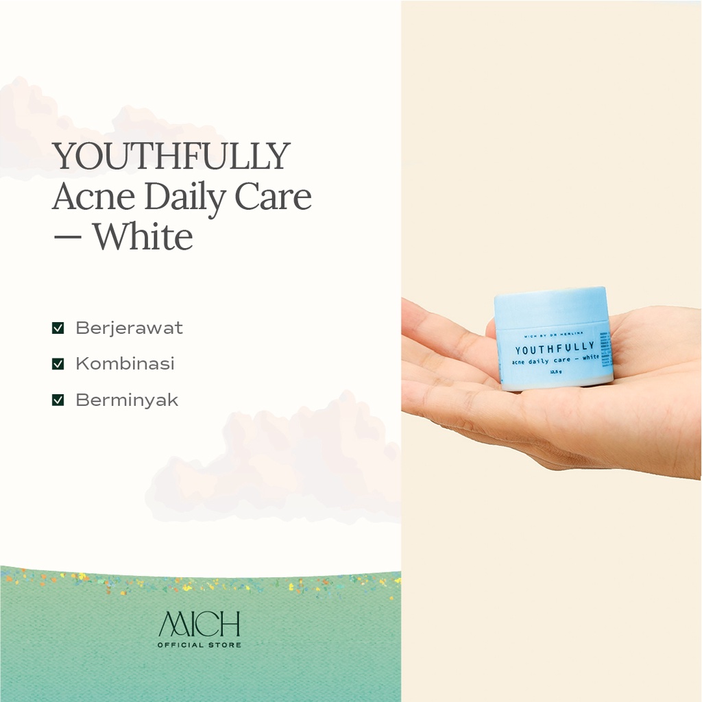 Jual MICH YOUTHFULLY Acne Daily Care with SPF 30 10gr - Cream Siang ...
