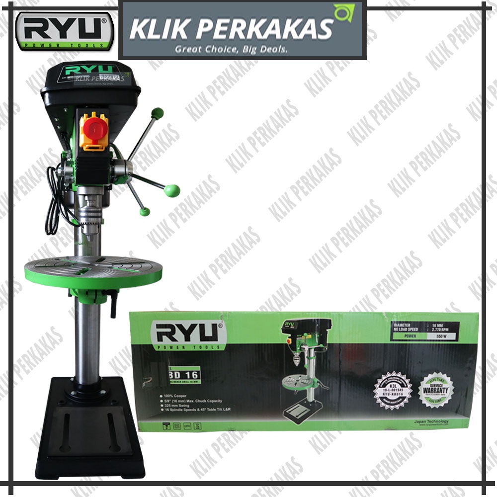 Jual Tekiro Ryu Mesin Bor Duduk Drill Rbd Mm Mesin Bor Duduk Rbd Mm Shopee Indonesia