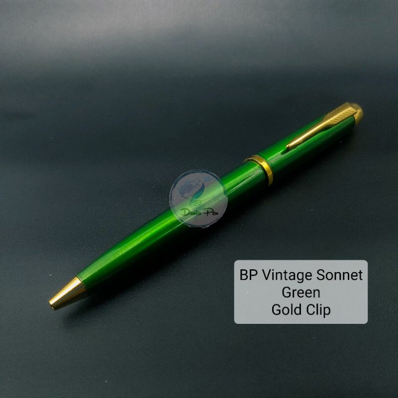 Jual Pulpen Metal Custom BP Vintage + Box Ekslusif Black. Pen Metla ...