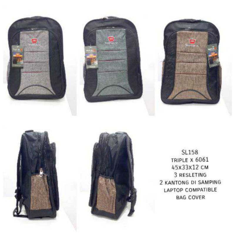 Jual RANSEL TRIPLEX SALUR LAPTOP | Shopee Indonesia