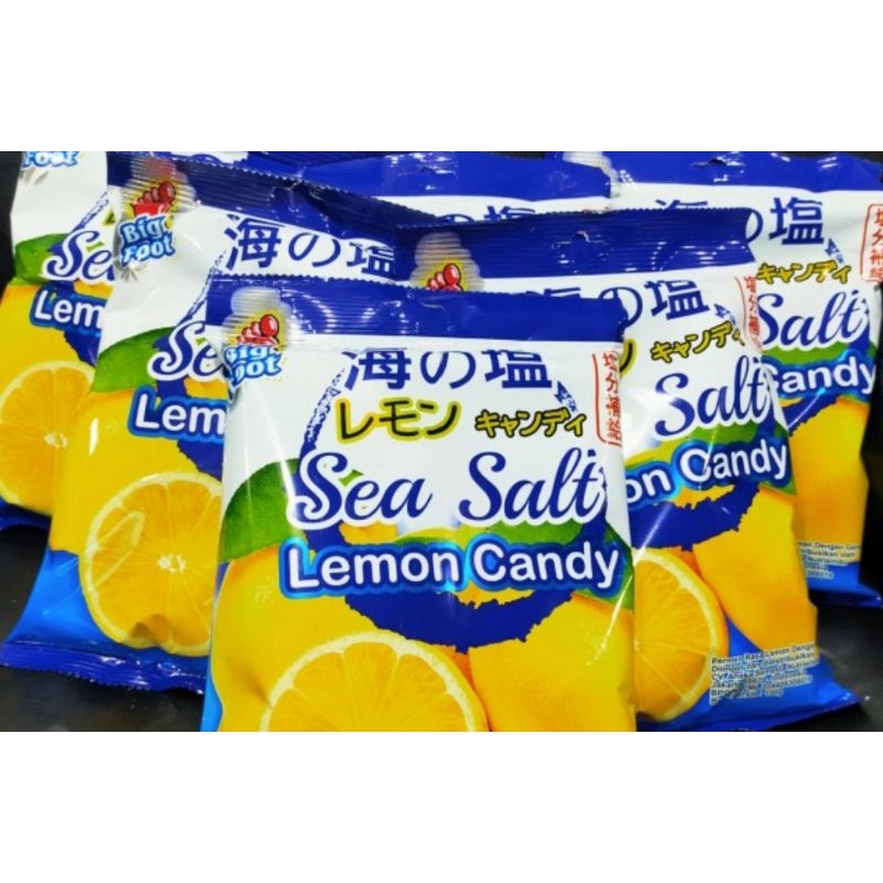 Jual permen big foot sea salt lemon 150 gr Shopee Indonesia