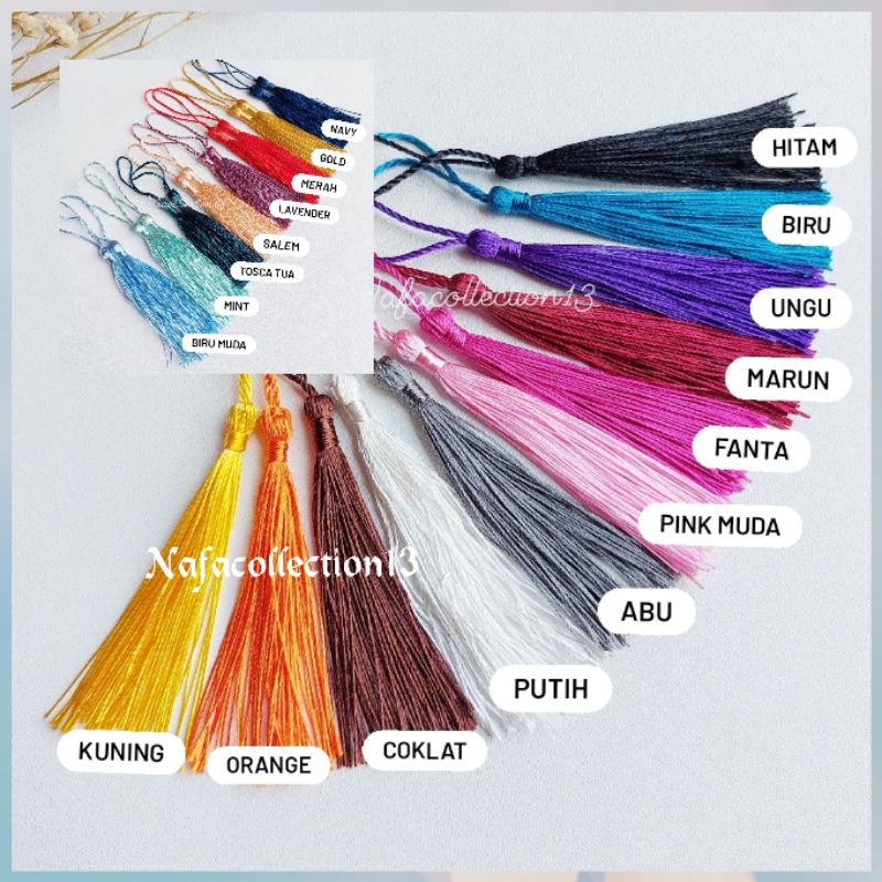 Jual (1 pcs) Tassel rumbai / Tasel ecer | Shopee Indonesia