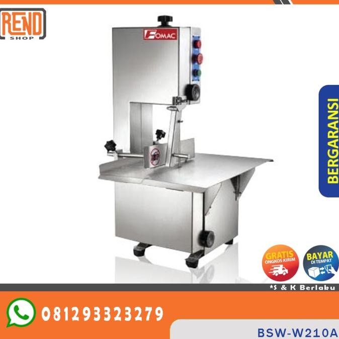 Jual Mesin Potong Daging Tulang Dan Ikan Beku Bone Saw Fomac Bsw W210a