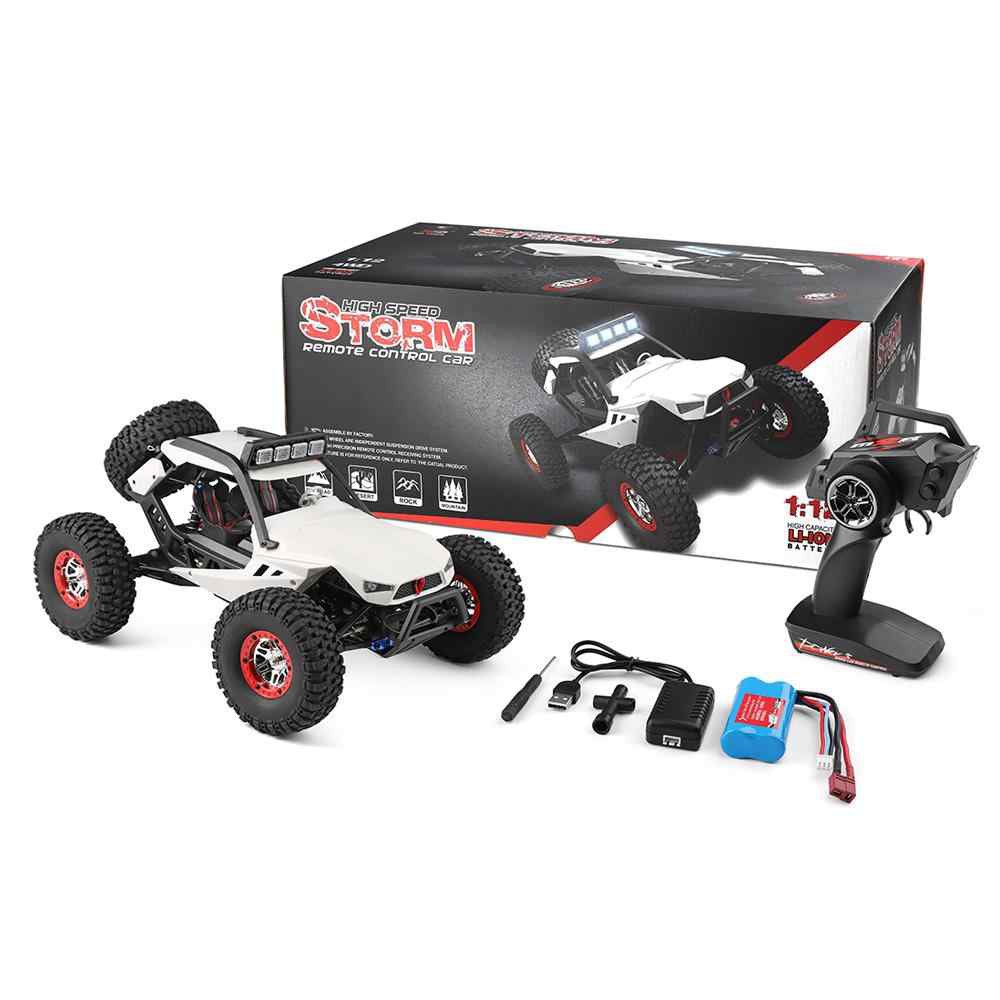 Jual WL Toys XK 12429 4WD LED RC Car Mobil Offroad 1/12 Scale