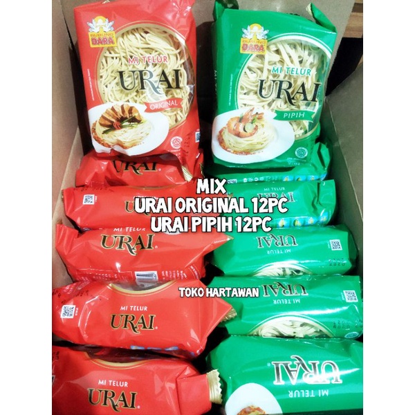 Jual Mie Urai Original Burung Dara Dus Karton Isi 24pc Mie Telur