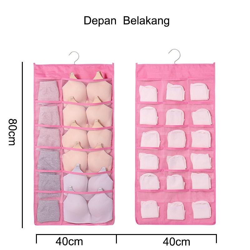 Jual Starlight Rak Tas Gantung Sekat Bag Organizer Kotak Tempat Penyimpanan Tas Anti Debu