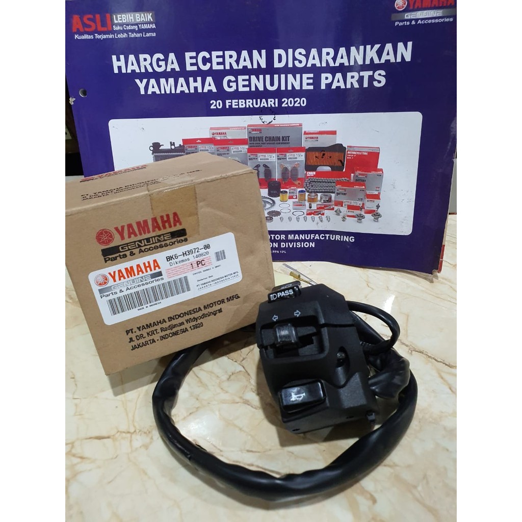 Jual SAKLAR KIRI NEW VIXION LED R15 V3 VVA ASLI ORI YAMAHA BK6-H3972-00 ...