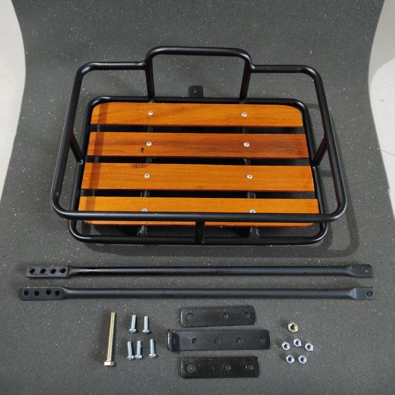 Jual Keranjang Sepeda Rak Sepeda Model Classic Vintage Hitam Custom ...