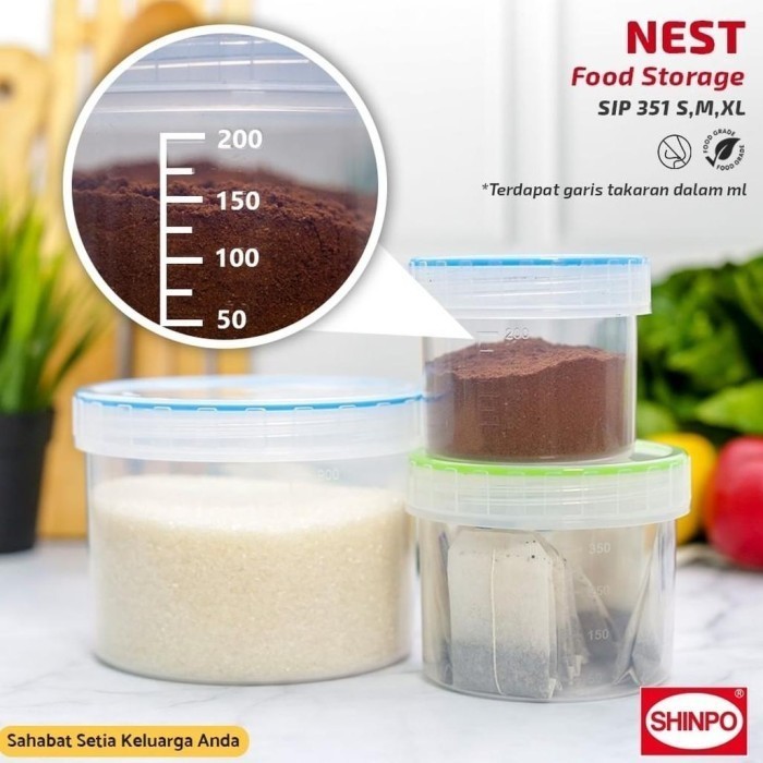 Jual Shinpo Toples Kedap Udara Nest Kotak Tempat Makan Plastik Cemilan ...