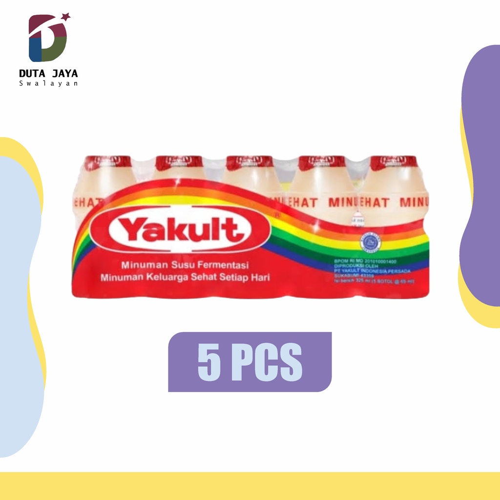 Jual Yakult Minuman Segar Susu Fermentasi Probiotik Sehat Isi 5 Pcs Shopee Indonesia 3932