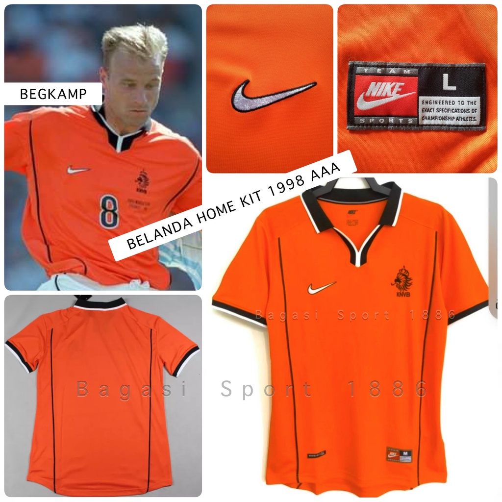 Jual Jersey Baju Bola Retro Lama Negara Kualitas AAA A3 Belanda Holland ...