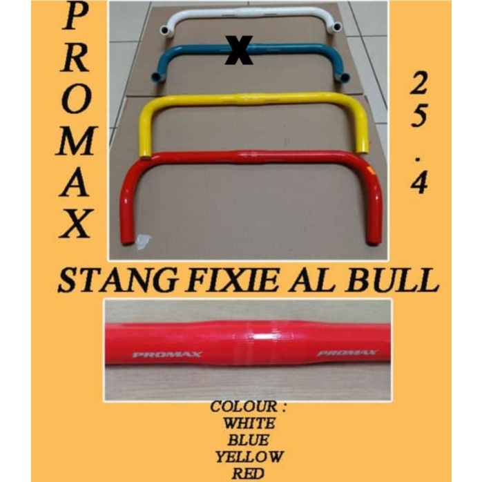 Jual HANDLE BAR - STANG FIXIE BULL PROMAX 25.4 ALLOY | Shopee Indonesia