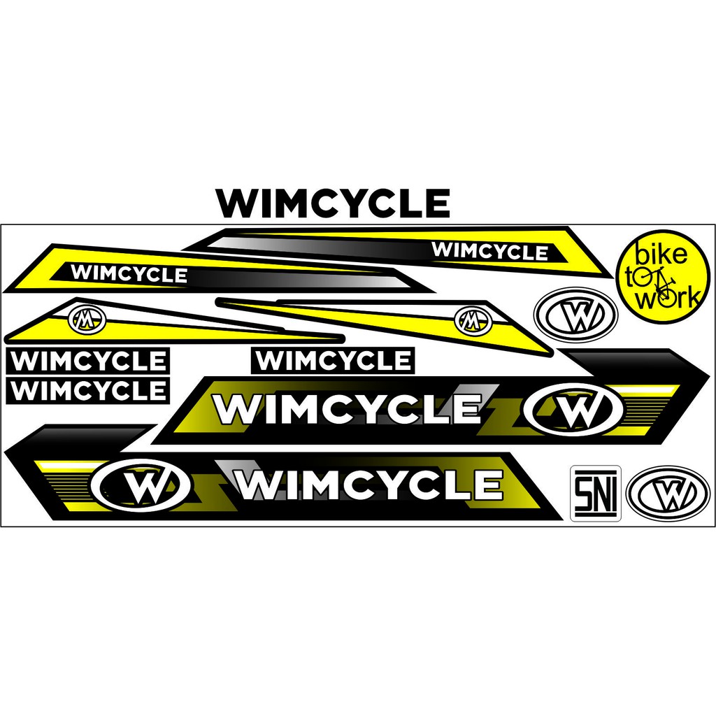 Jual STIKER VARIASI LIS POLET STIKER STICKER POLET SEPEDA BMX WIMCYCLE ...