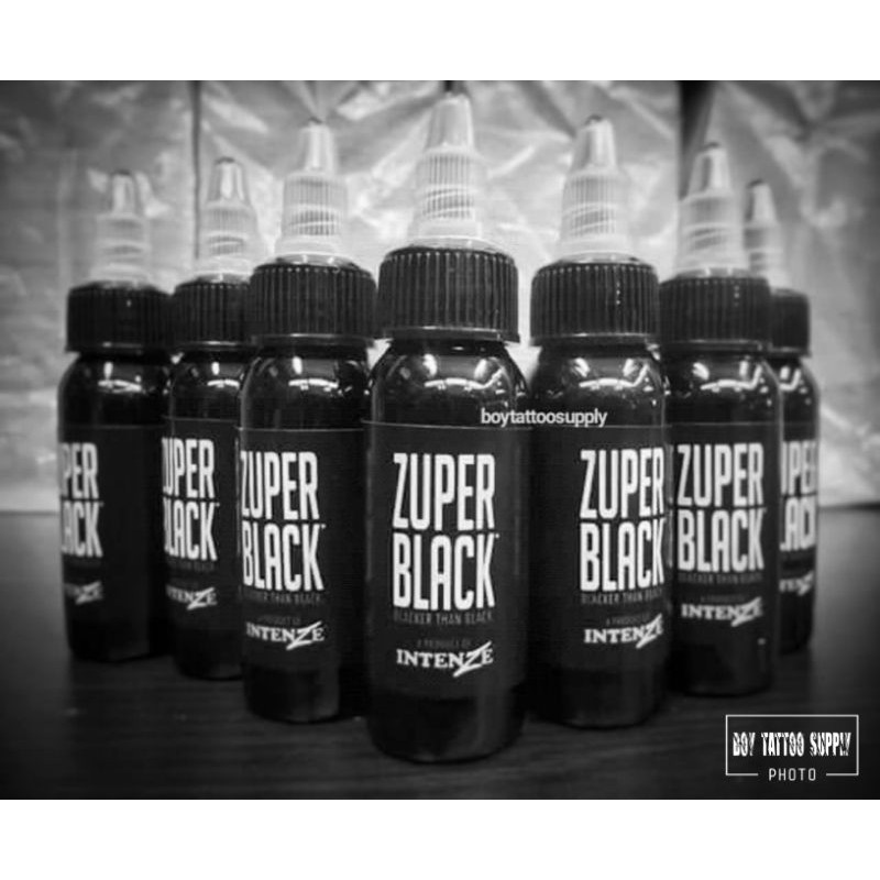 Jual Zuper Black 1oz Tattoo Ink Rebottle Original 30ml Tinta Tattoo
