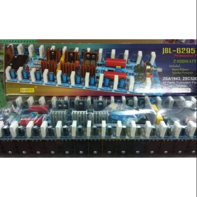Jual Kit Power Amplifier JBL6295 Plus TR Toshiba 2400W Shopee Indonesia