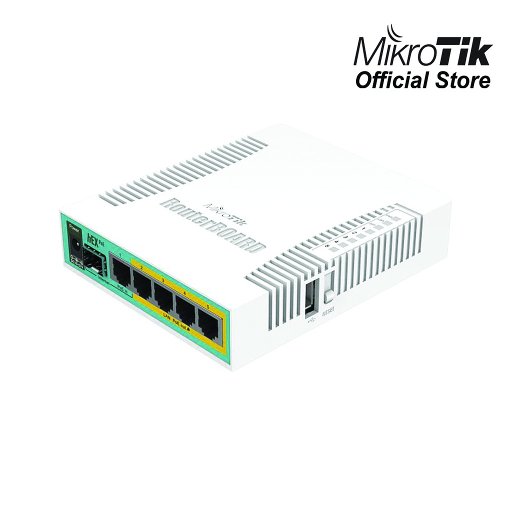 Jual MikroTik Router Board hEX PoE (RB960-PGS) 1 unit | Shopee Indonesia