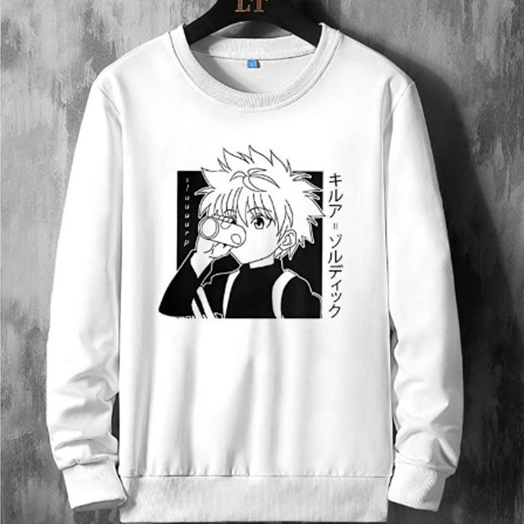 Jual Crewneck Oversize Hunter X Hunter Baju Sweater Cn Anime Kilua