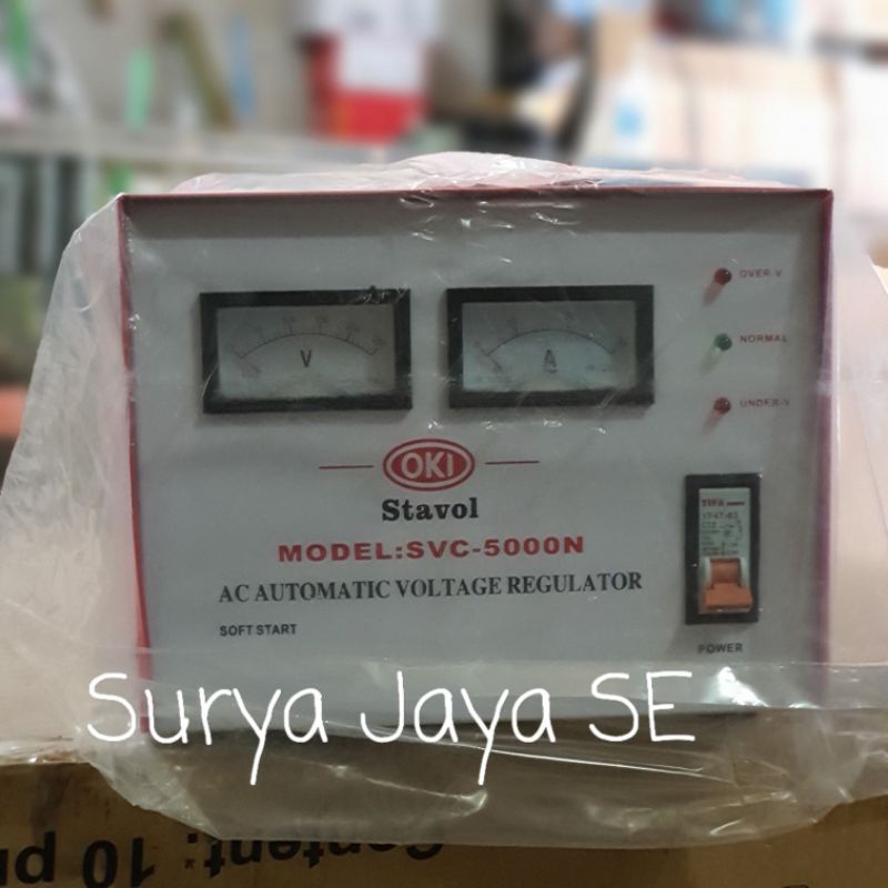 Jual Stabilizer 5000 Watt Stavol SVC-5000N Oki | Shopee Indonesia