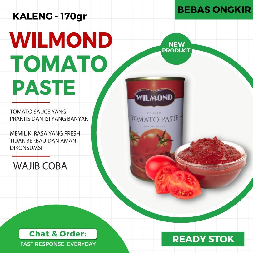 Jual Wilmond Tomato Paste Pasta Tomat Dalam Kaleng Gr Shopee Indonesia