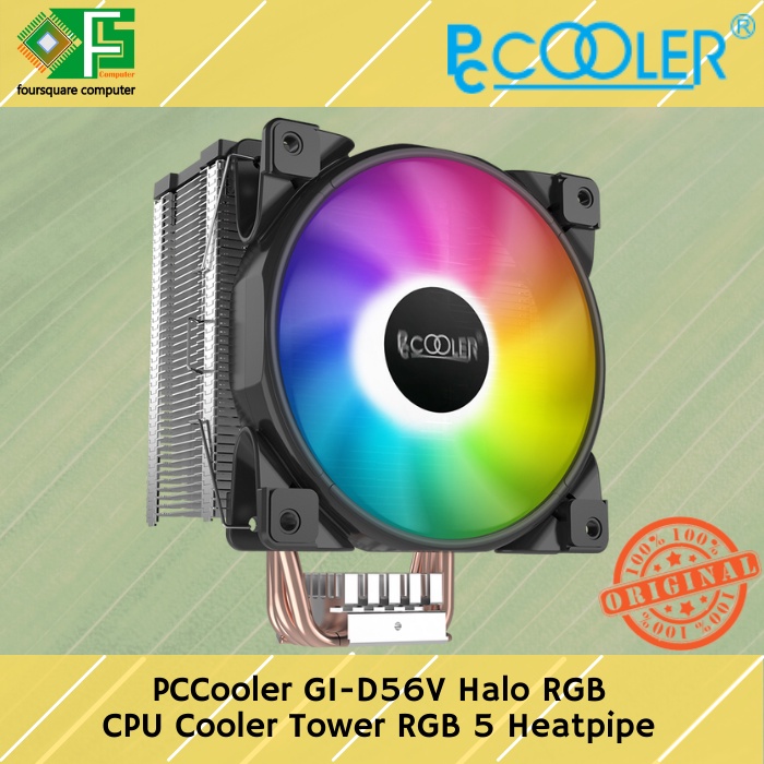 Jual Cpu Cooler Pccooler Gi D V Halo Rgb Cooling Processor Tower