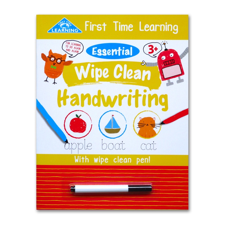 Jual First Time Learning Essential Wipe Clean HANDWRITING with wipe