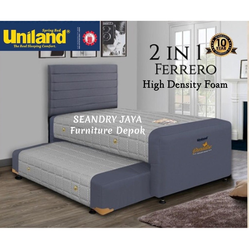Jual SPRING BED SORONG 2 in 1 UNILAND BED SET/Promo murah/Tempt tidur ...