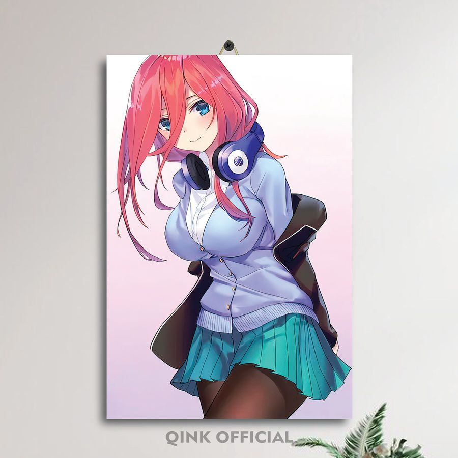 Jual Poster Kamar Cowok Miku Nakano Anime Gotoubun X Kdkuq Bxwx