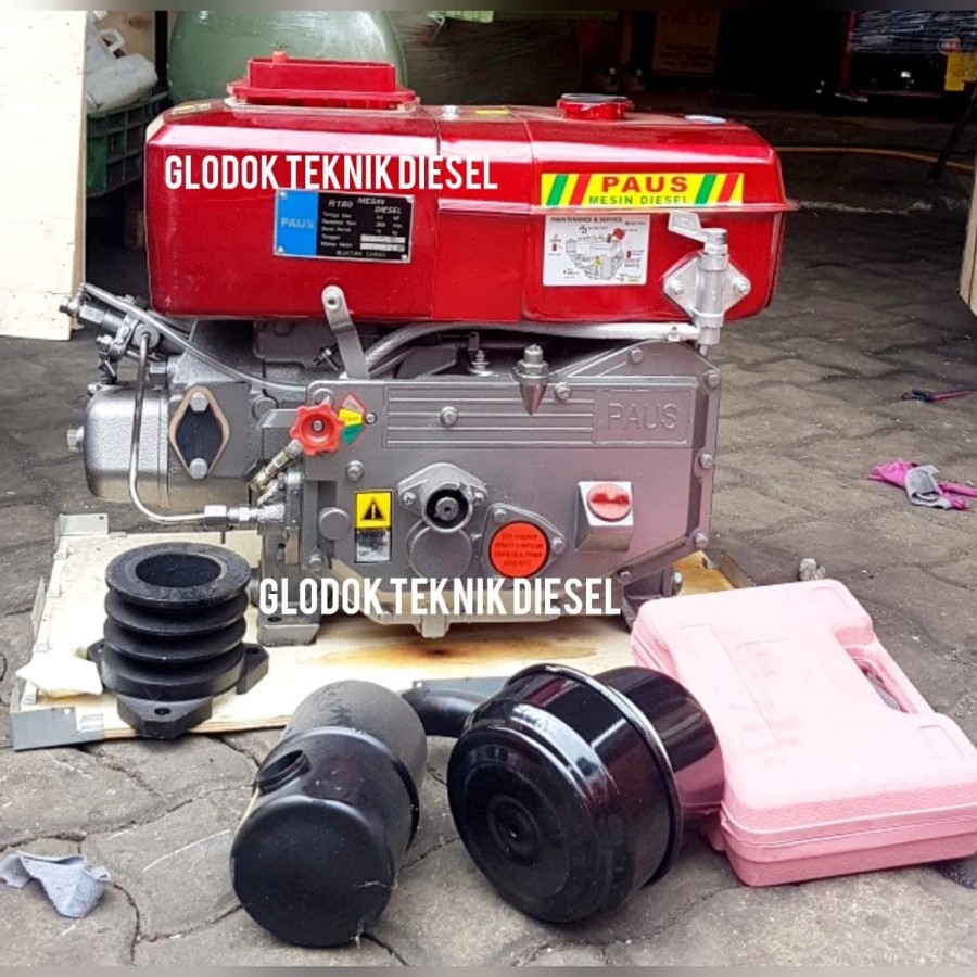 Jual MESIN DIESEL 8 PK R 180 8 HP ENGINE DIESEL PENGGERAK MESIN ...