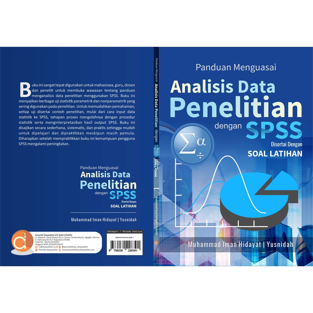 Jual Deepublish Buku Panduan Menguasai Analisis Data Penelitian