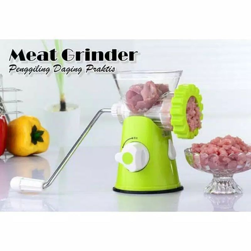 Jual Penggiling Daging Manual Meat Grinder Mini Portable - Mie Pasta ...