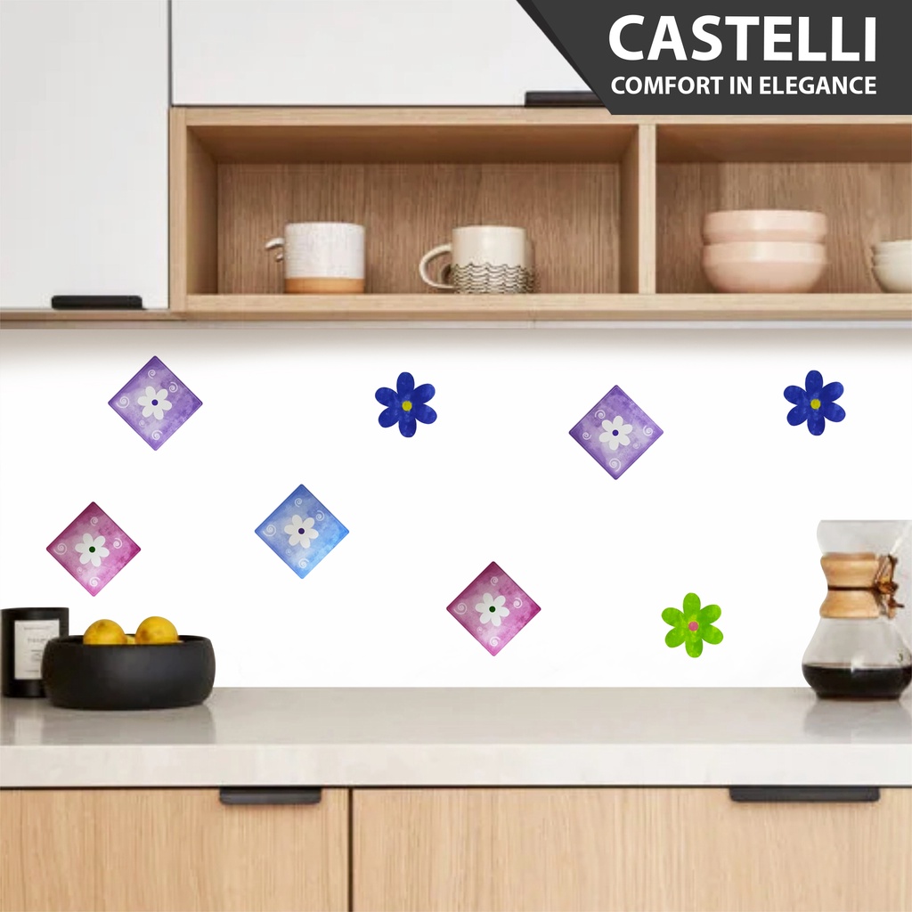 Jual Sticker Dinding Castelli Wall Sticker Tema Bunga - 1233002 ...