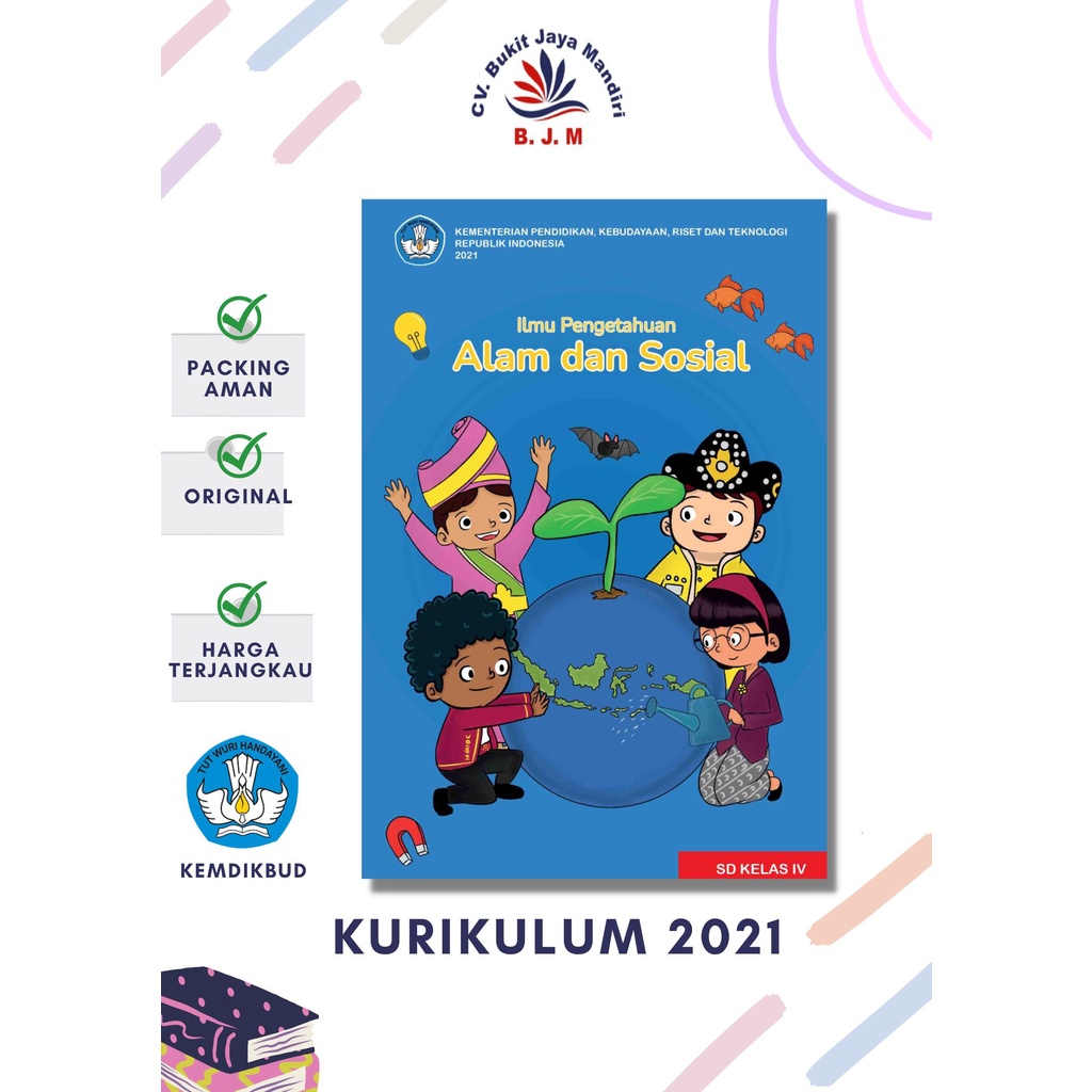 Jual Buku Ilmu Pengetahuan Alam Dan Sosial Sd Kelas 4 Kurikulum Merdeka Shopee Indonesia