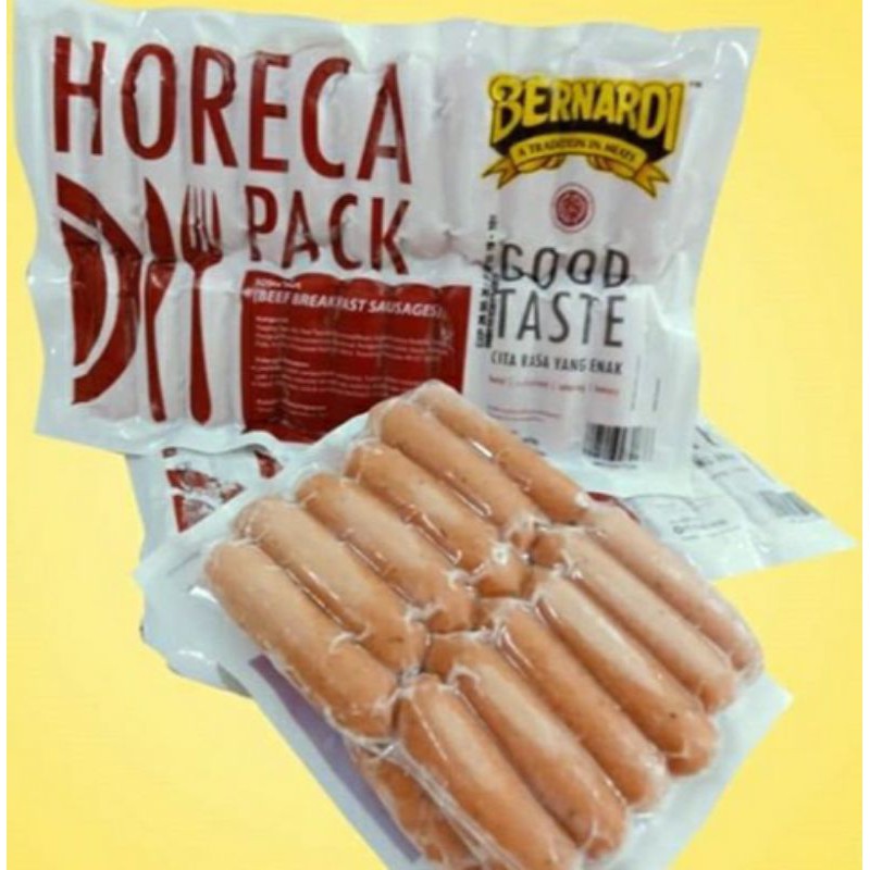 Jual Horeca Sosis Sapi Bernardi 500gr Shopee Indonesia