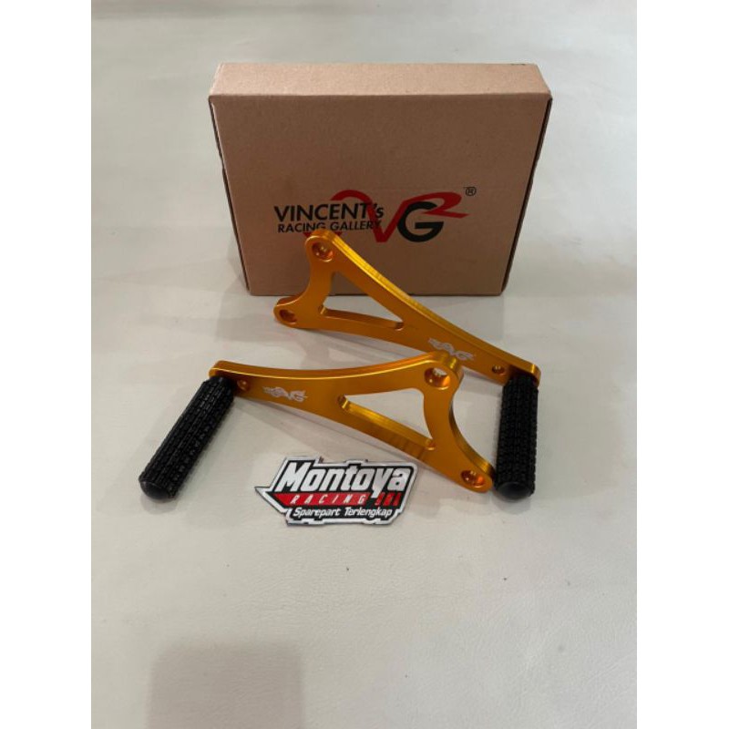 Jual Footstep underbone Mio drag VRG Gold | Shopee Indonesia