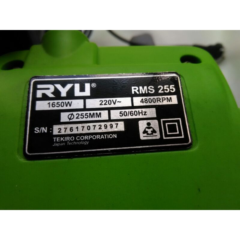 Jual RYU Miter Mitter Mitre Saw | Mesin Potong | Aluminium Kayu | Ryu ...