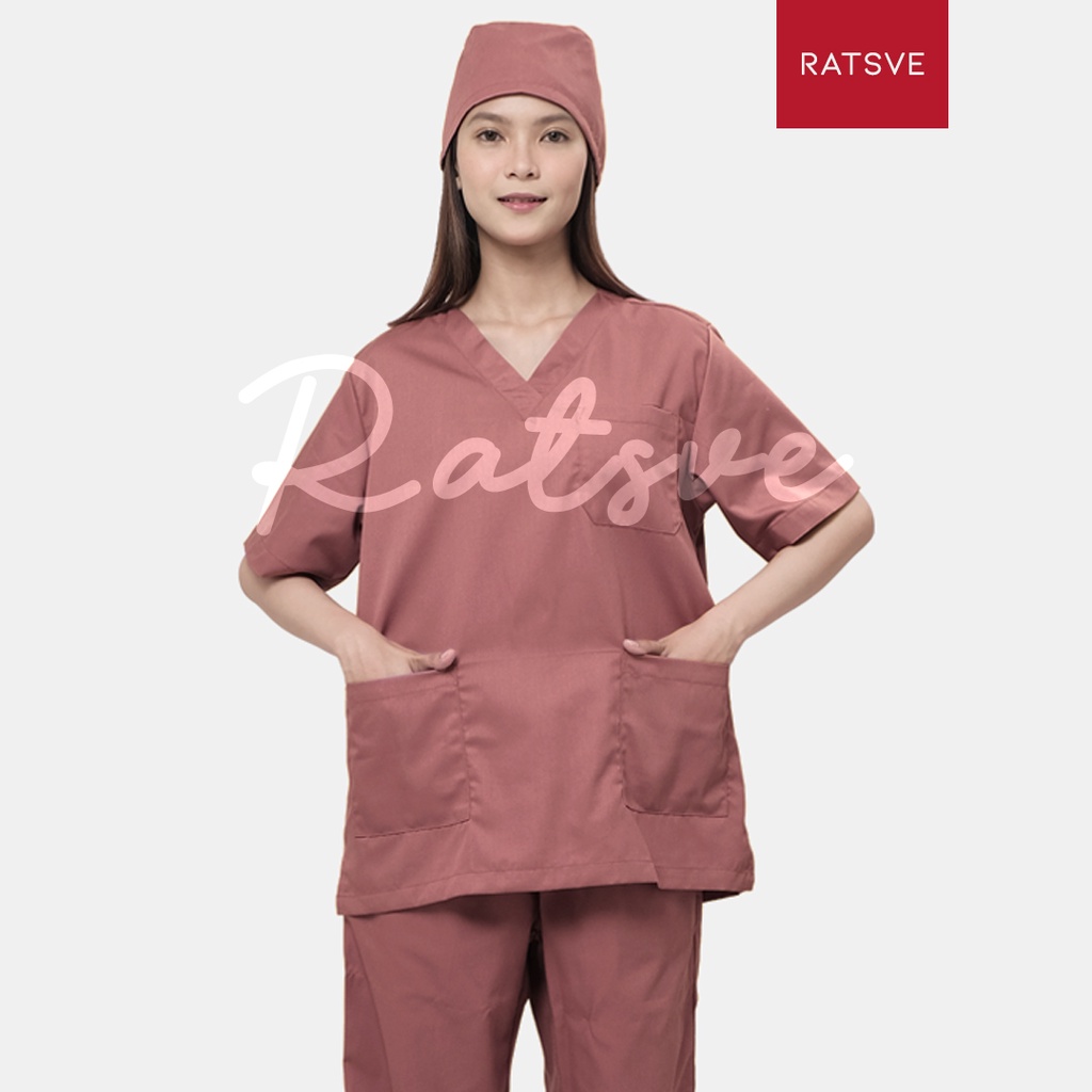 Jual Seragam Perawat Wanita Lengan Pendek Baju Jaga Malam Dokter