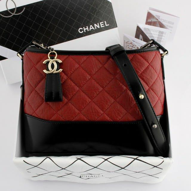 Chanel Silver Quilted Leather Small Gabrielle Hobo Bag - Yoogi's Closet