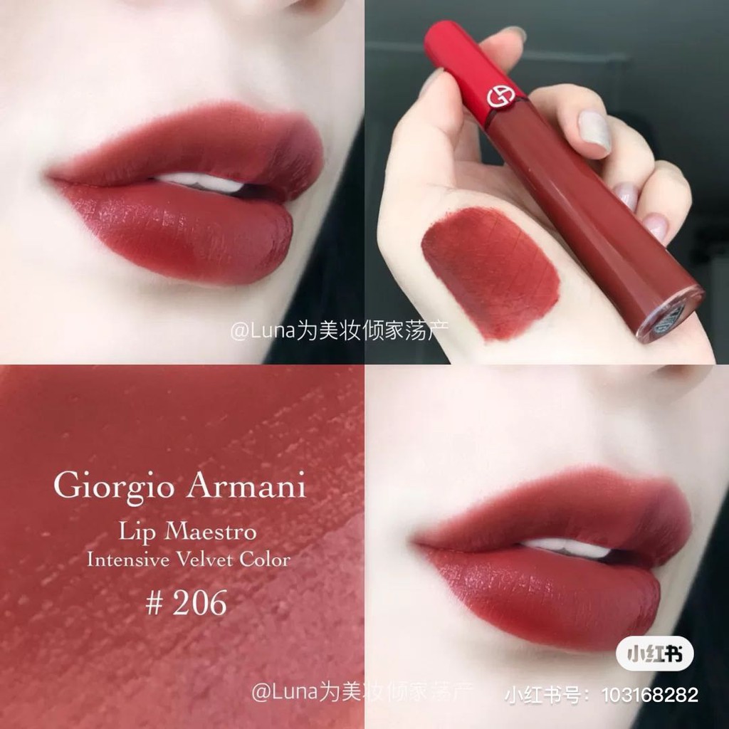 GIORGIO ARMANI Lip Maestro 206 CEDAR