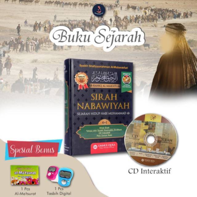 Jual [BUKU PAKET] Buku Sirah Nabi Muhammad + Sejarah Hidup Khalifah ...